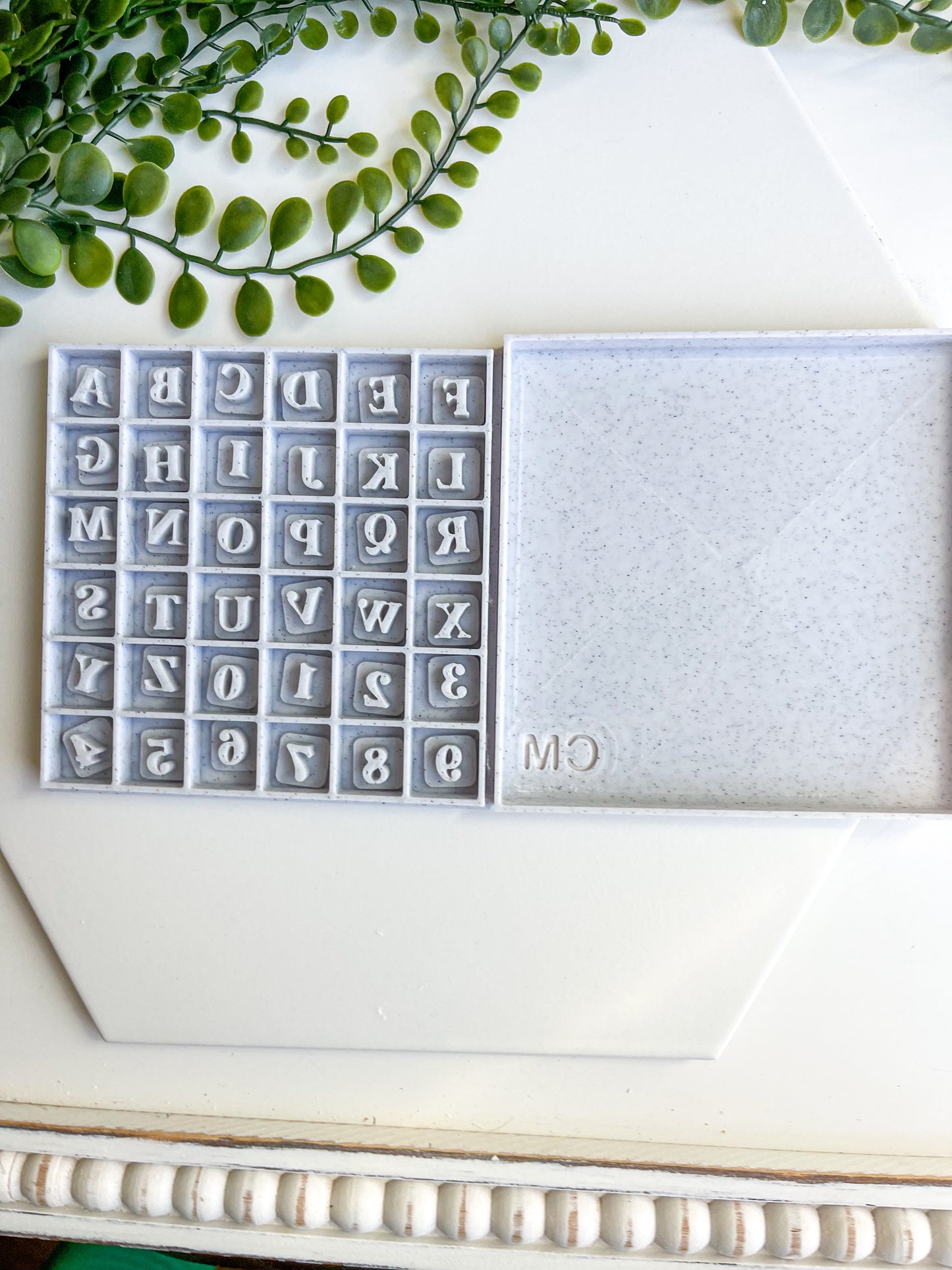 Alphabet/Number Stamp Set with Case