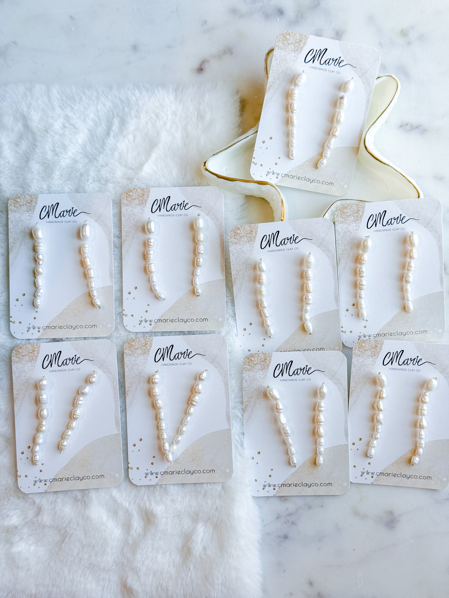 Fresh Water Pearl String Earring