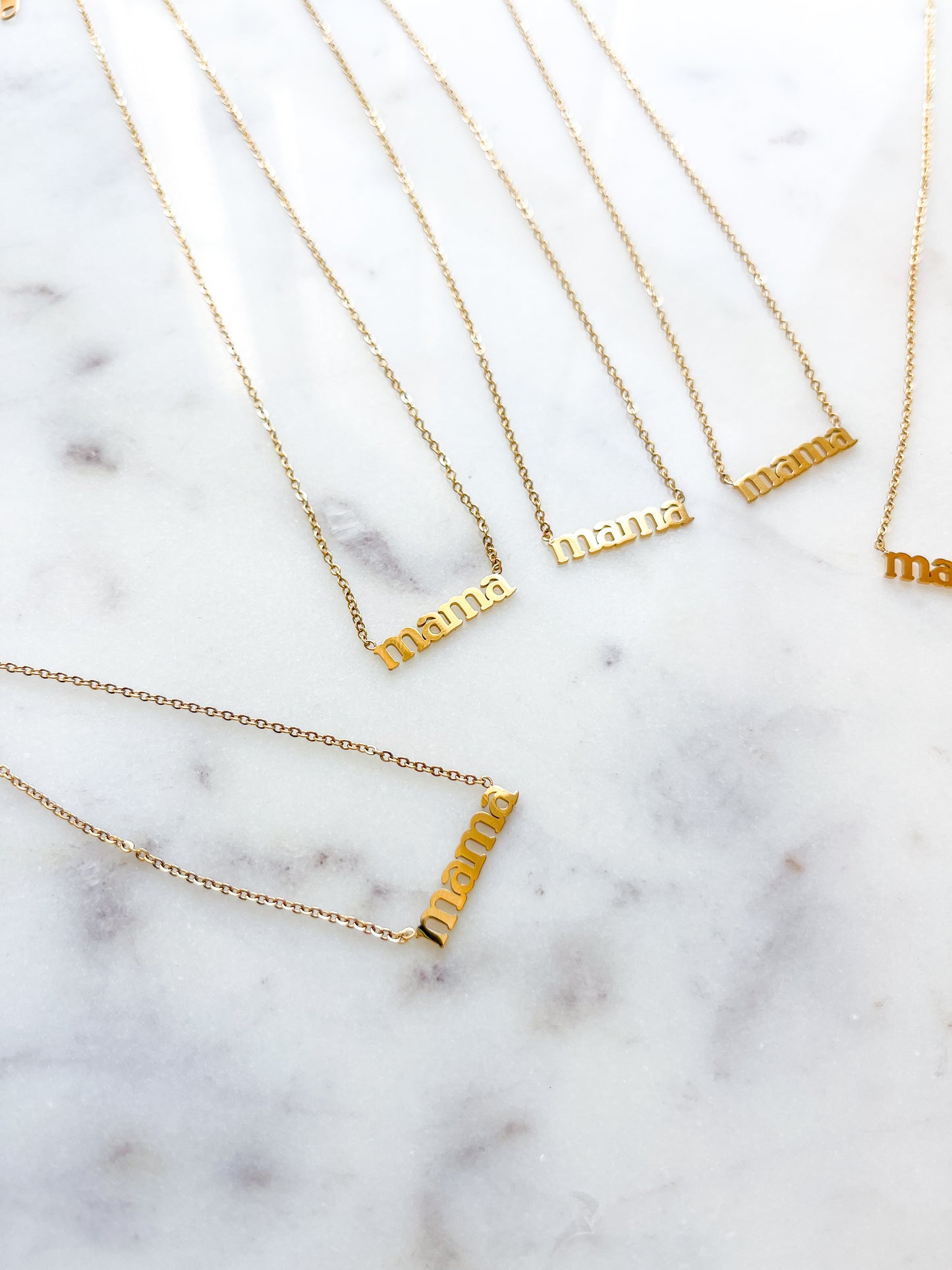 Mama Stainless Steel Necklace