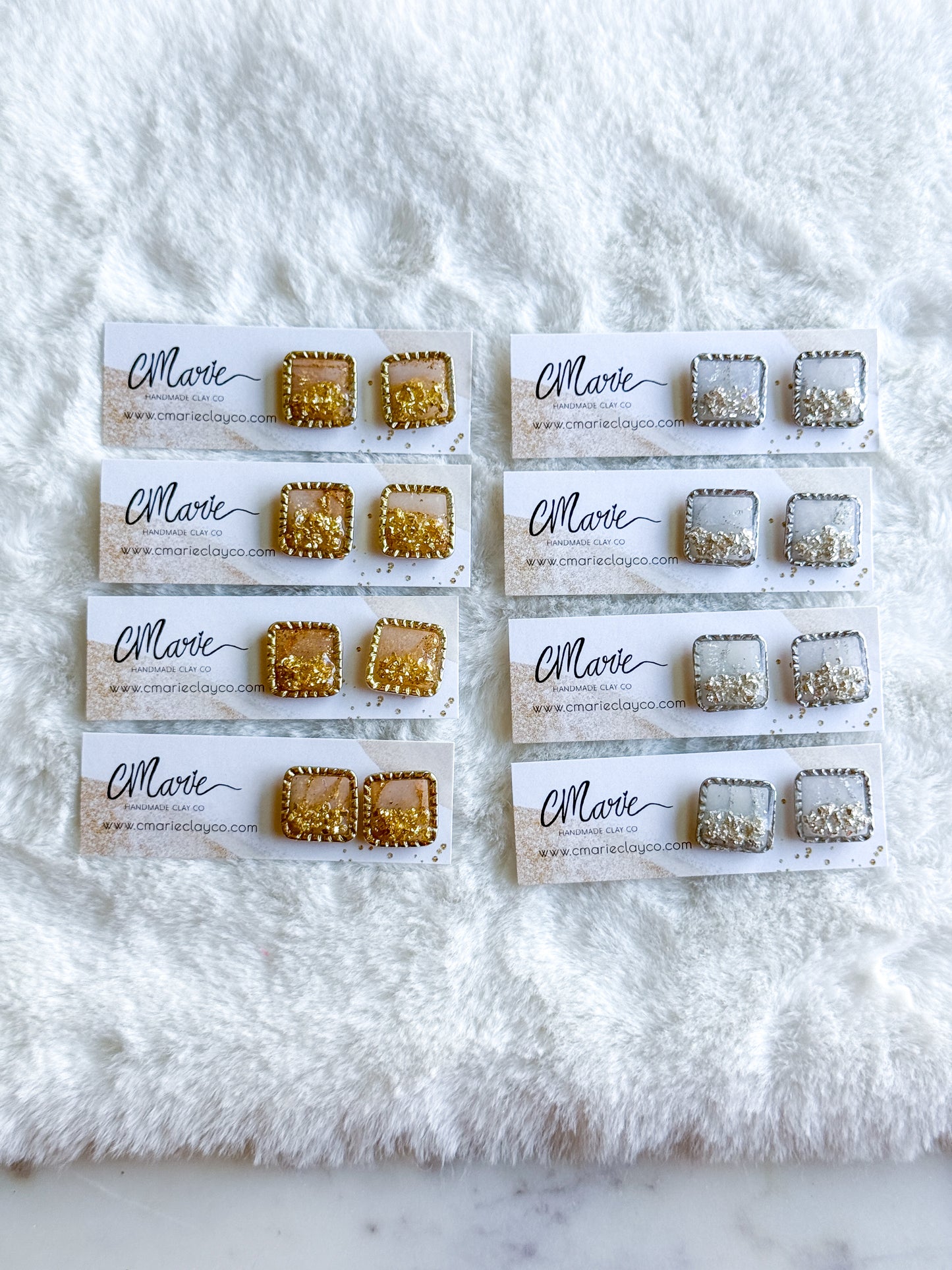 Silver Rush Stud Earrings