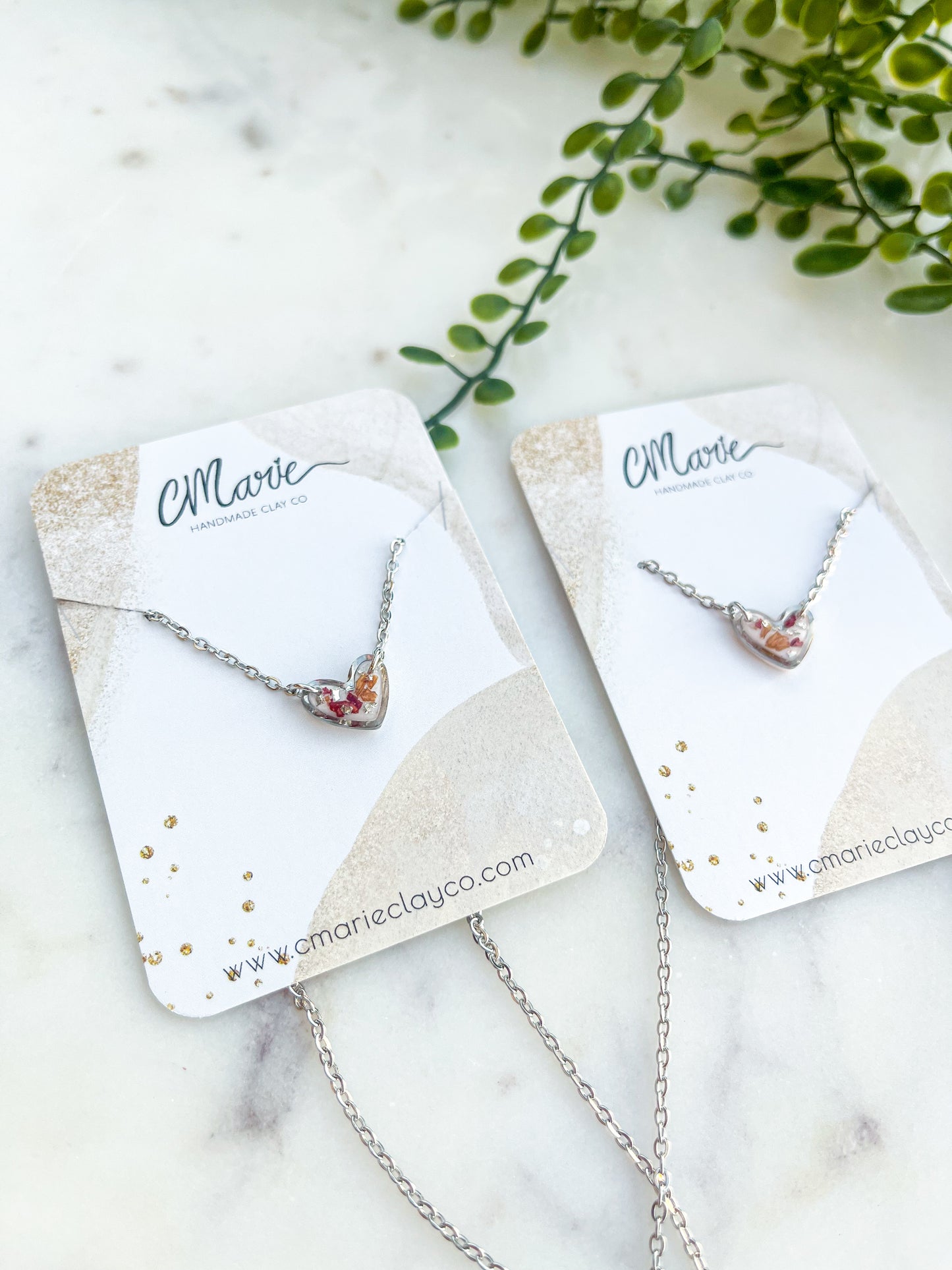 Small Heart Memorial Necklace