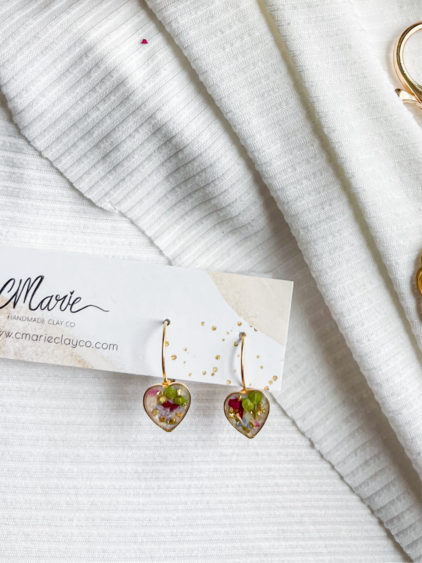 Stainless Steel Leverback 10mm Heart Gold Earrings