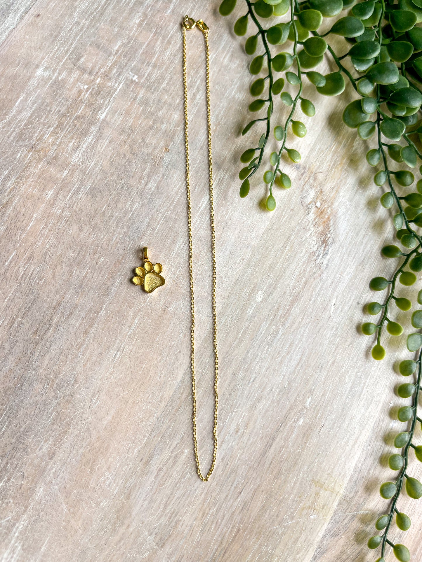 925 Sterling Paw Print Charm 13mm
