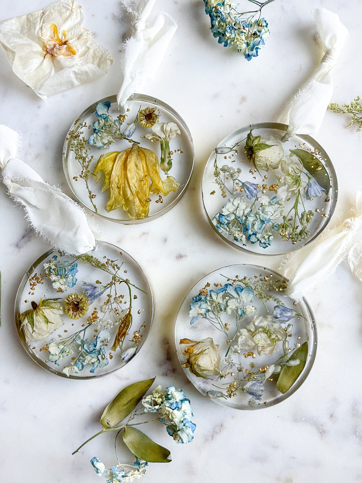 Round Resin Ornament