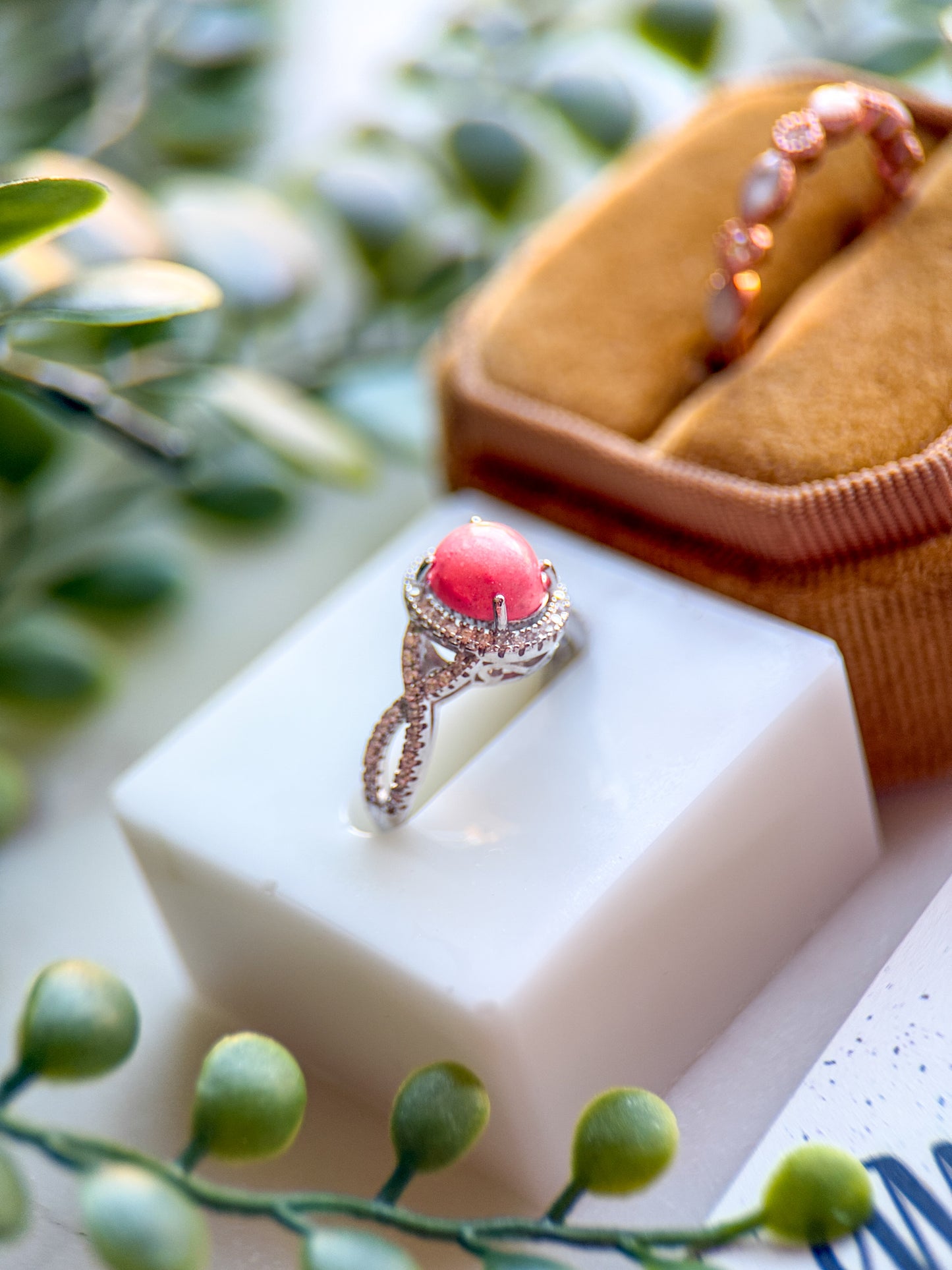 925 Sterling 7x9mm Oval Halo Ring