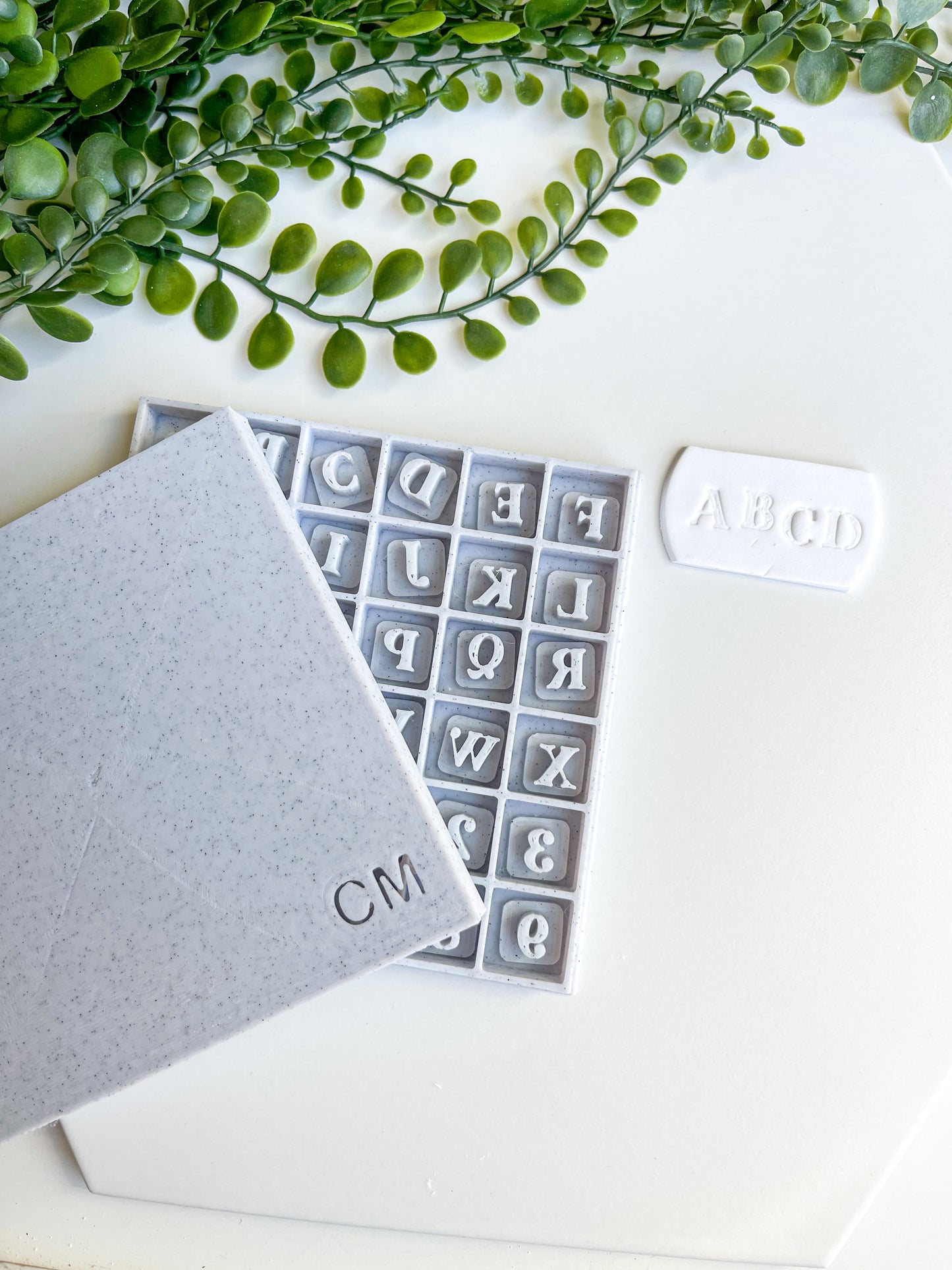 Alphabet/Number Stamp Set with Case