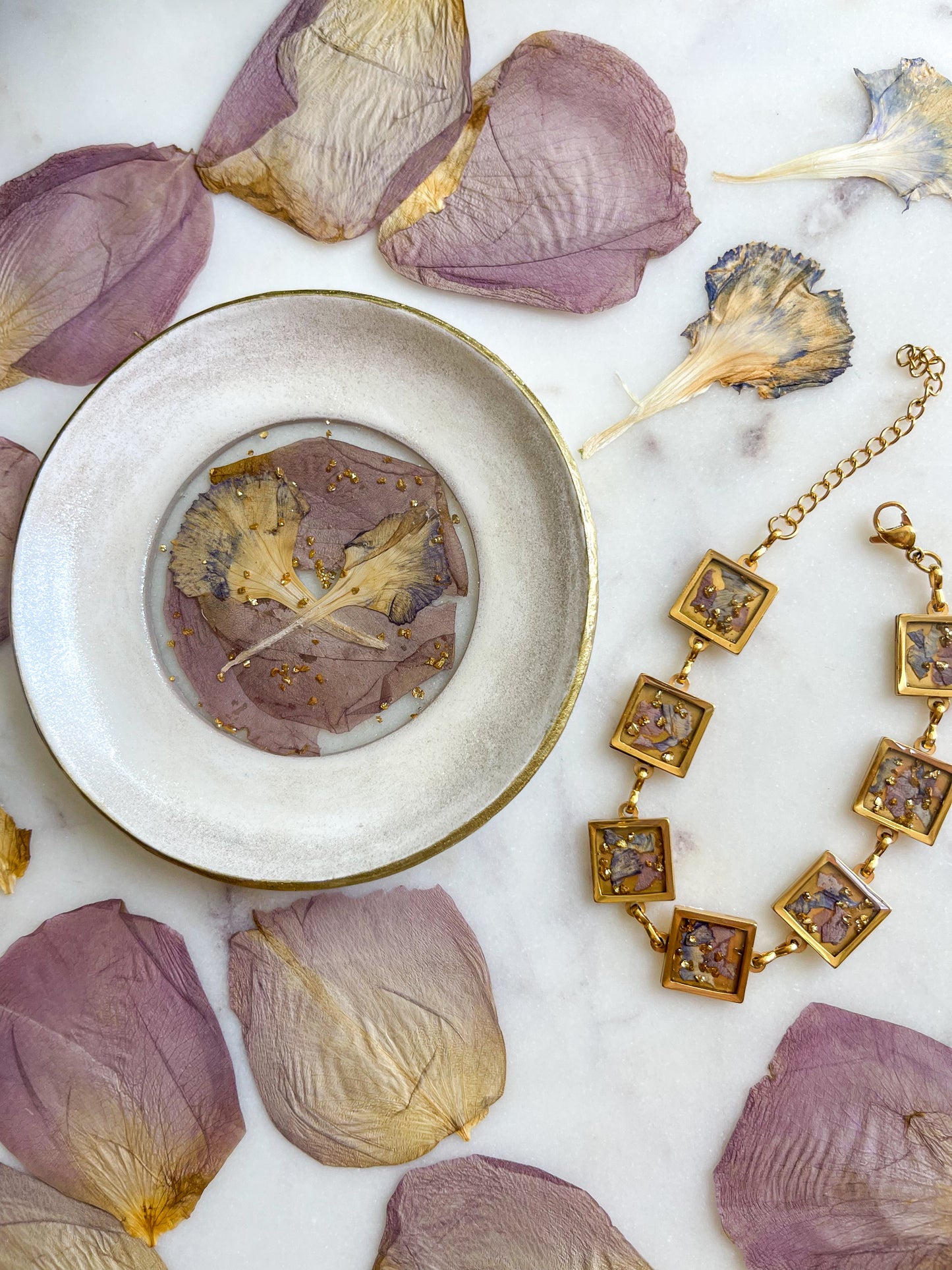 Clay and Resin Trinket Dish