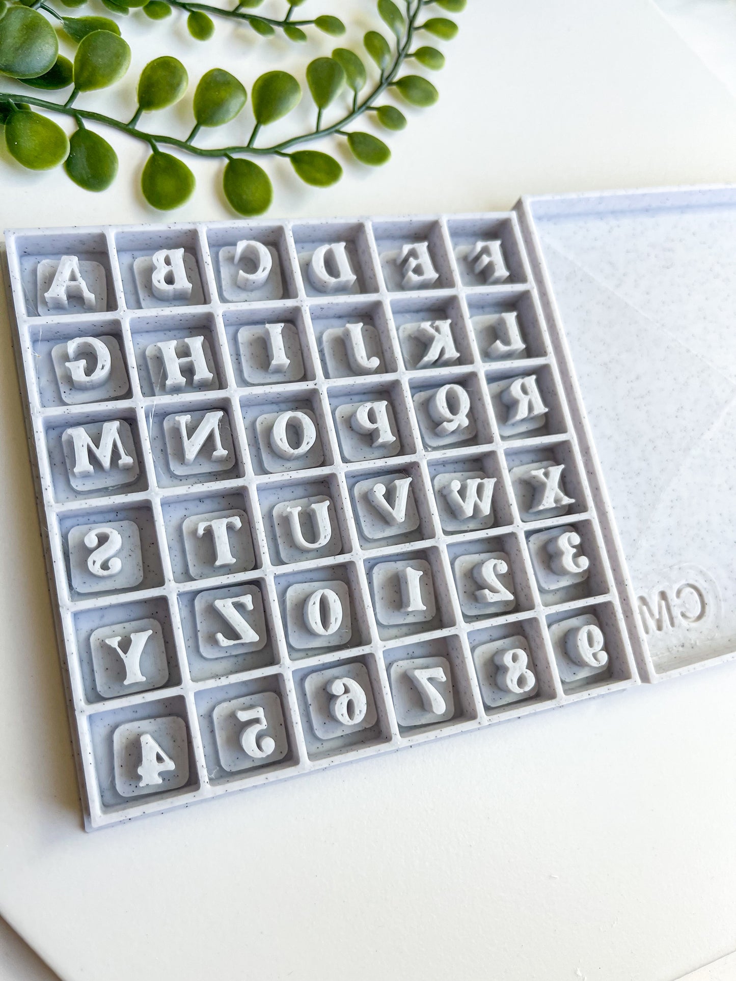 Alphabet/Number Stamp Set with Case