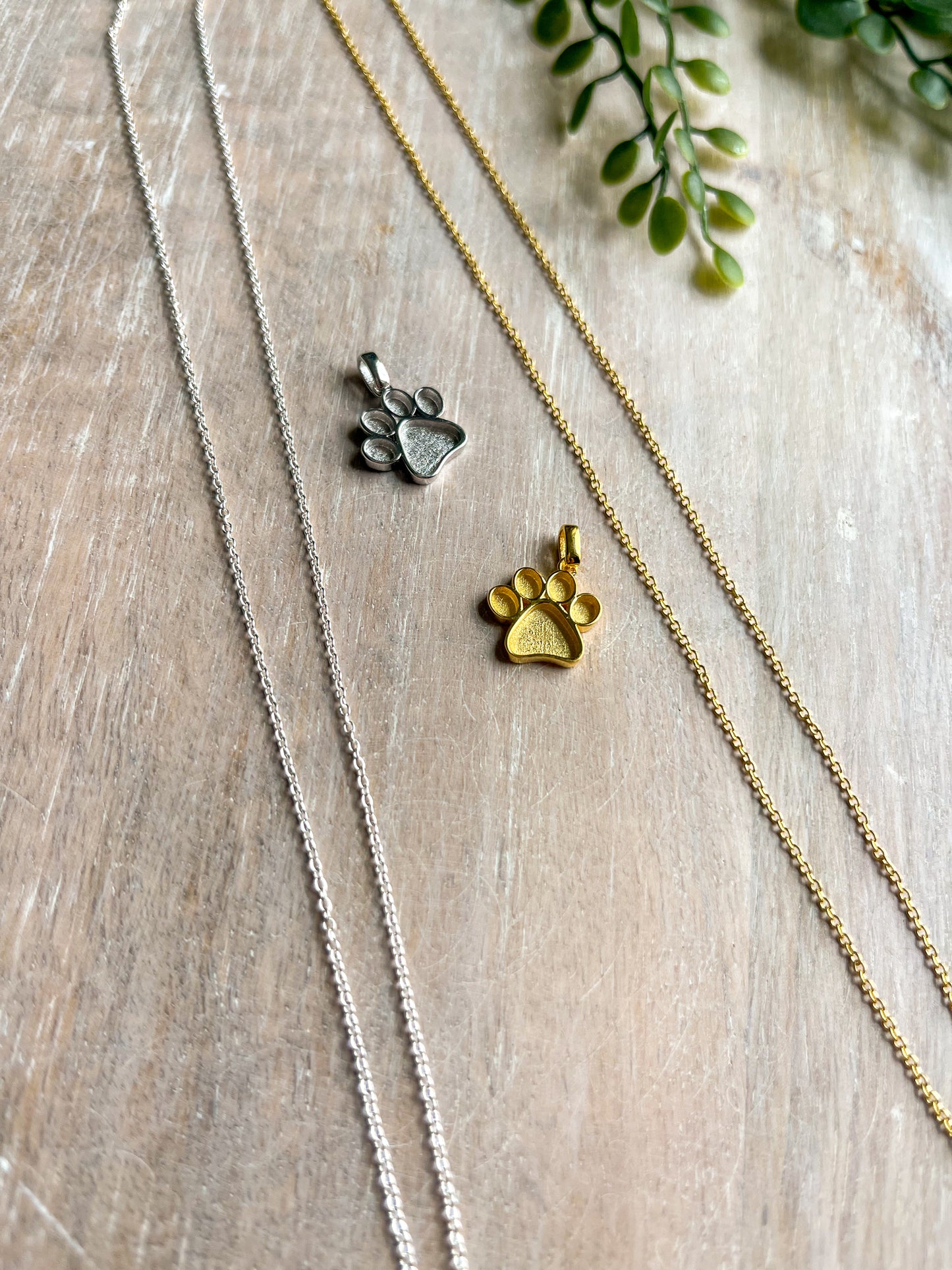 925 Sterling Paw Print Charm 13mm