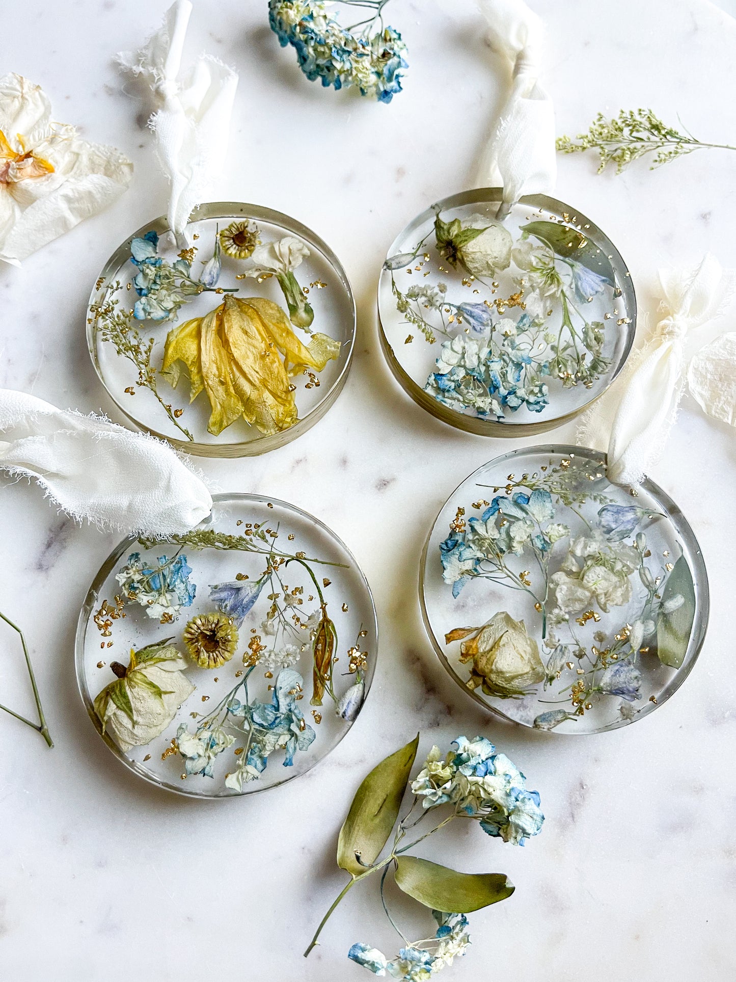 Round Resin Ornament