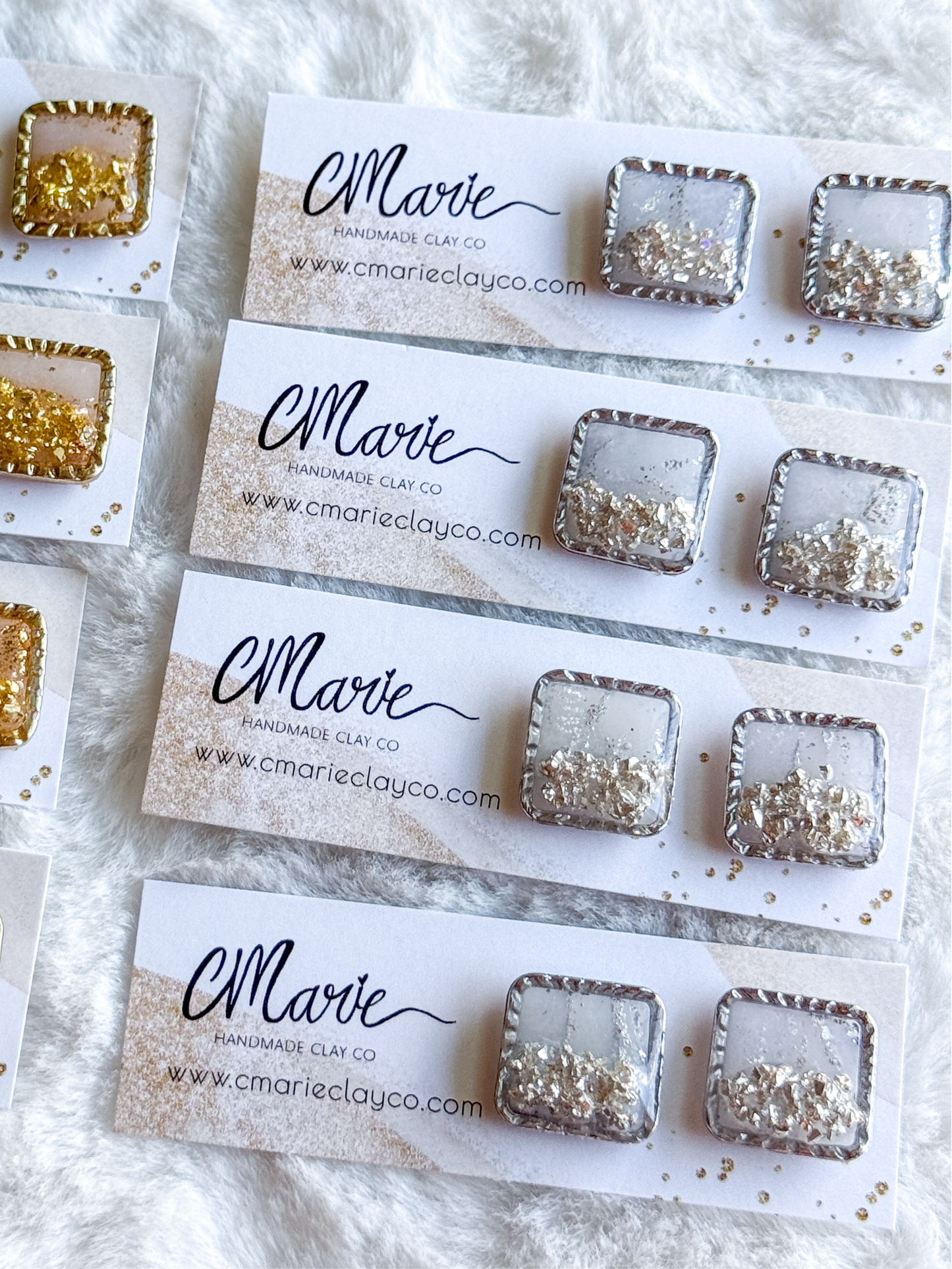 Silver Rush Stud Earrings