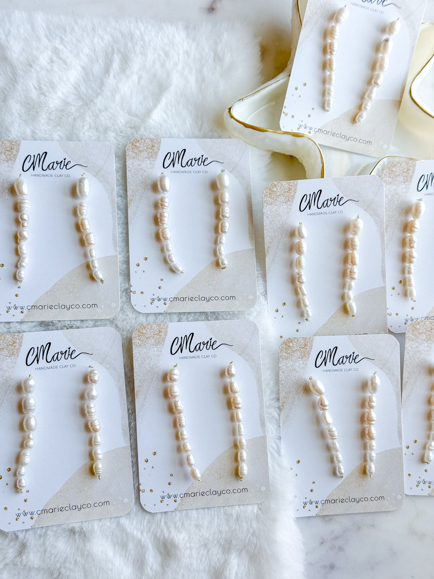 Fresh Water Pearl String Earring