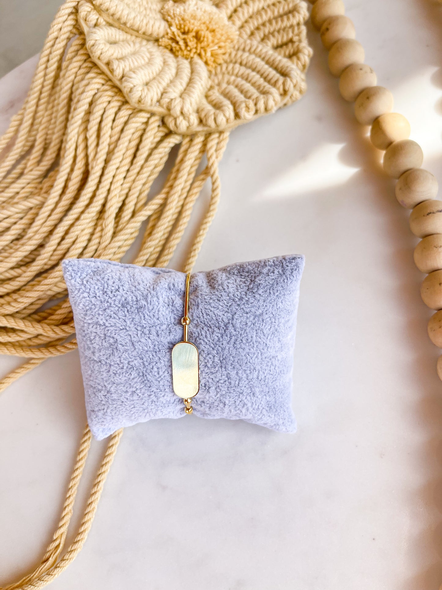 Cuff Bracelet with Stone Accent