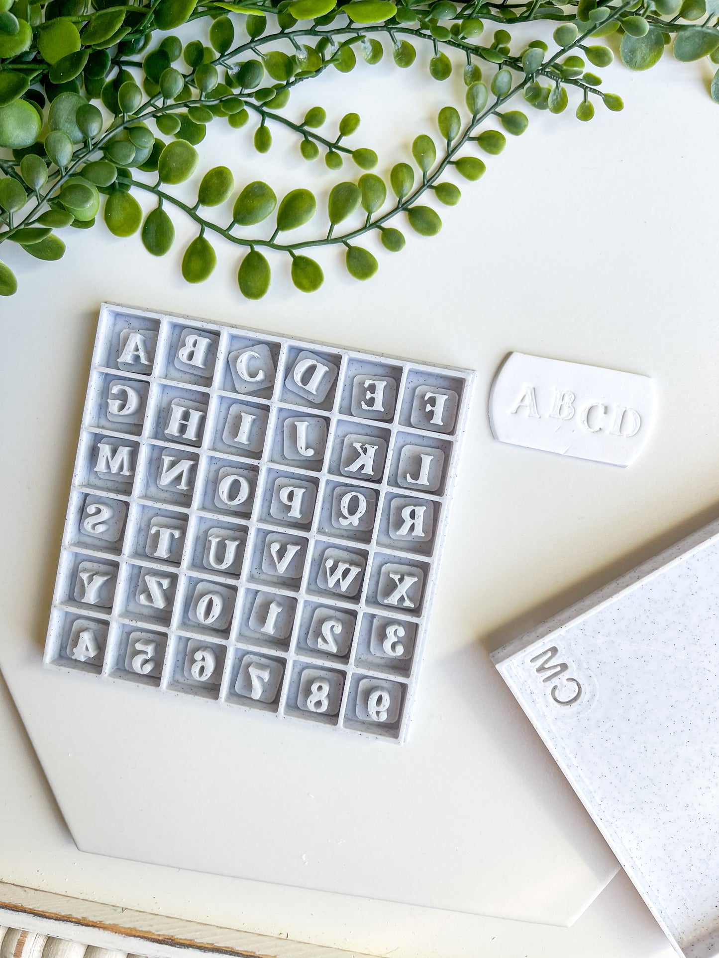 Alphabet/Number Stamp Set with Case