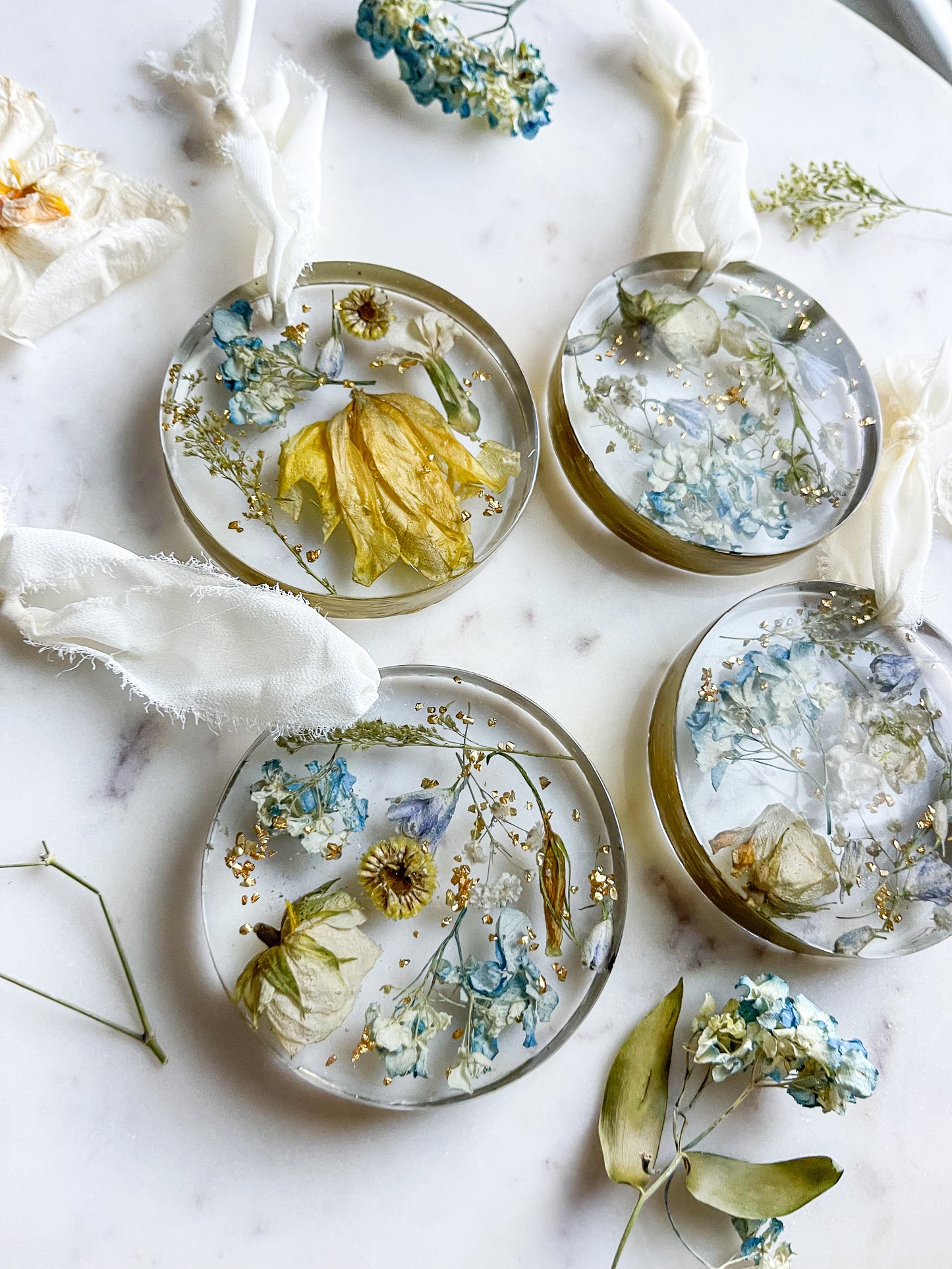 Round Resin Ornament