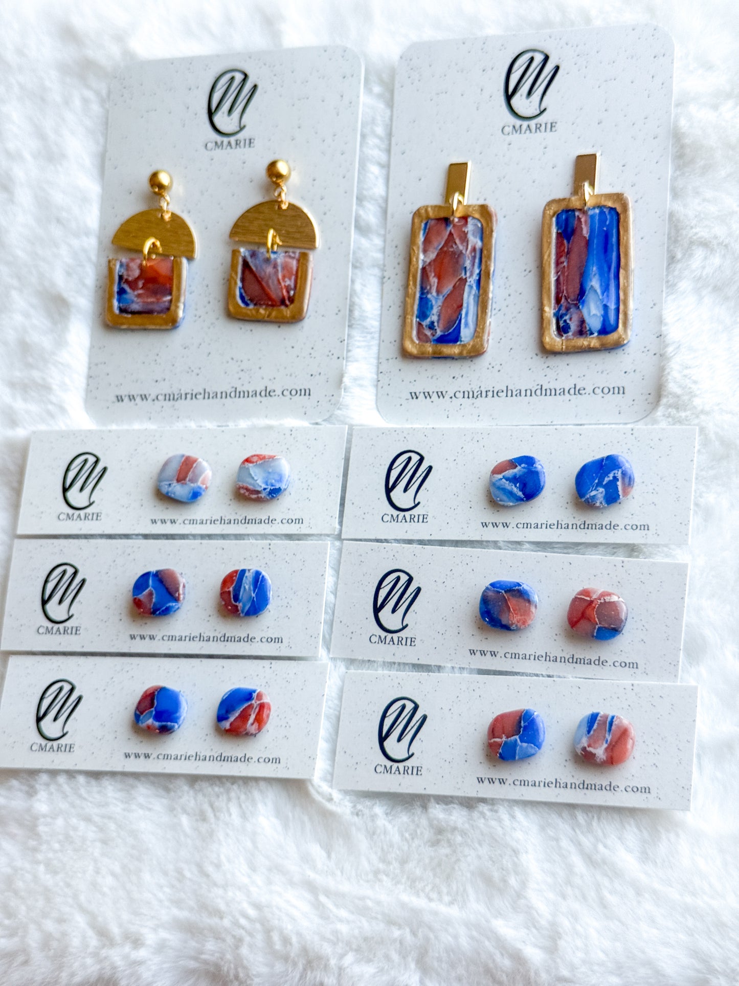 Orange & Blue Marble