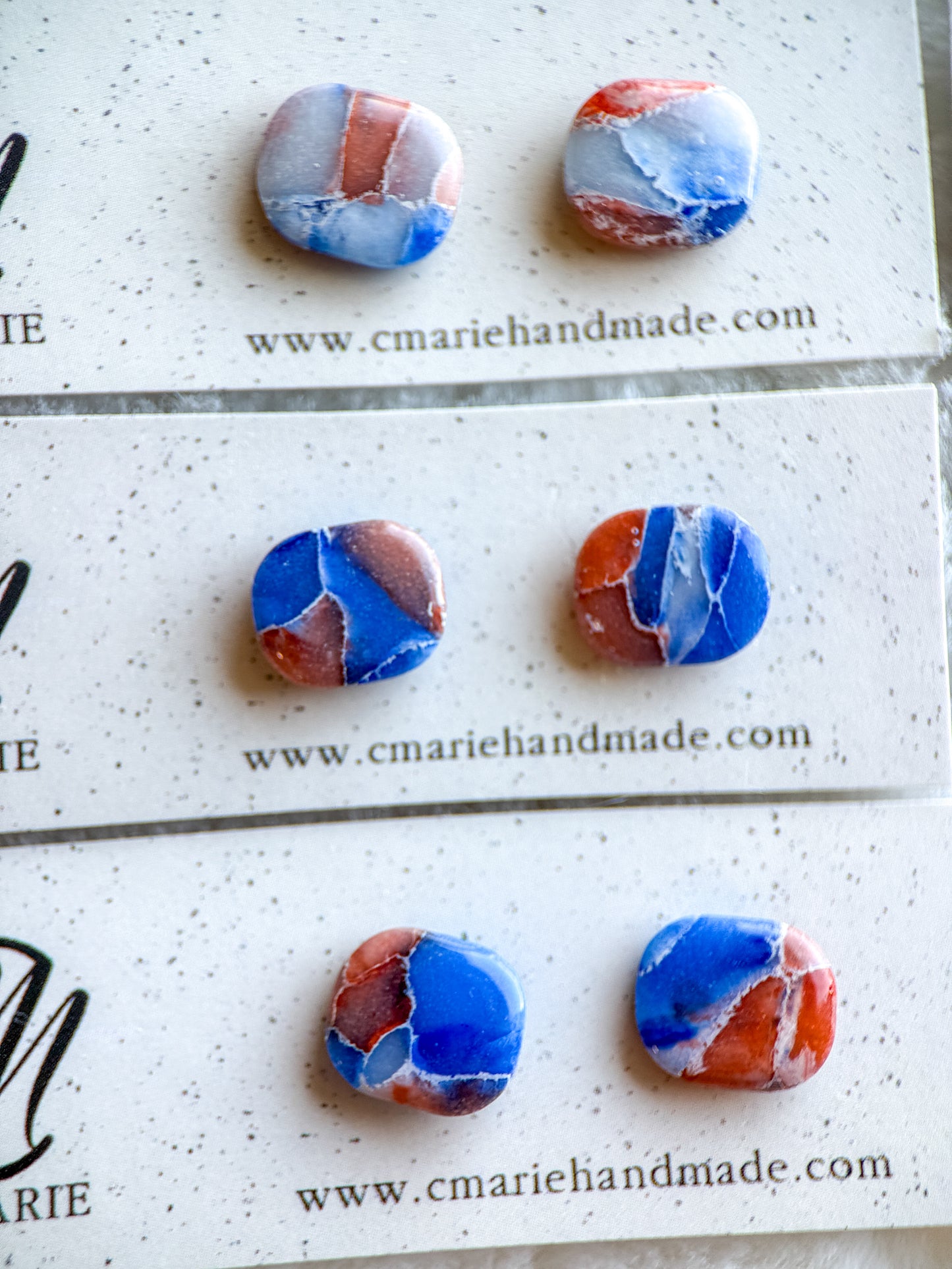 Orange & Blue Marble