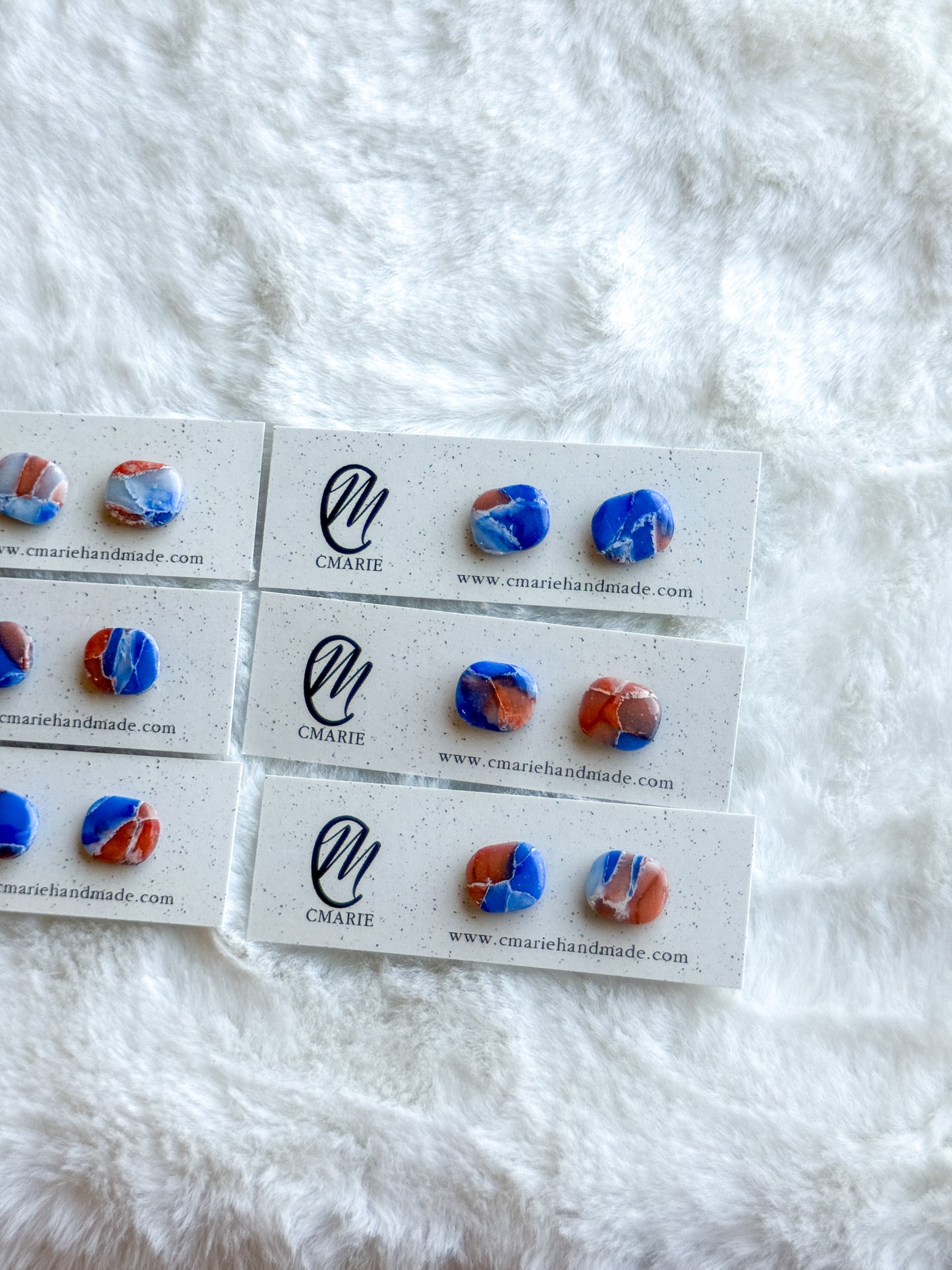 Orange & Blue Marble