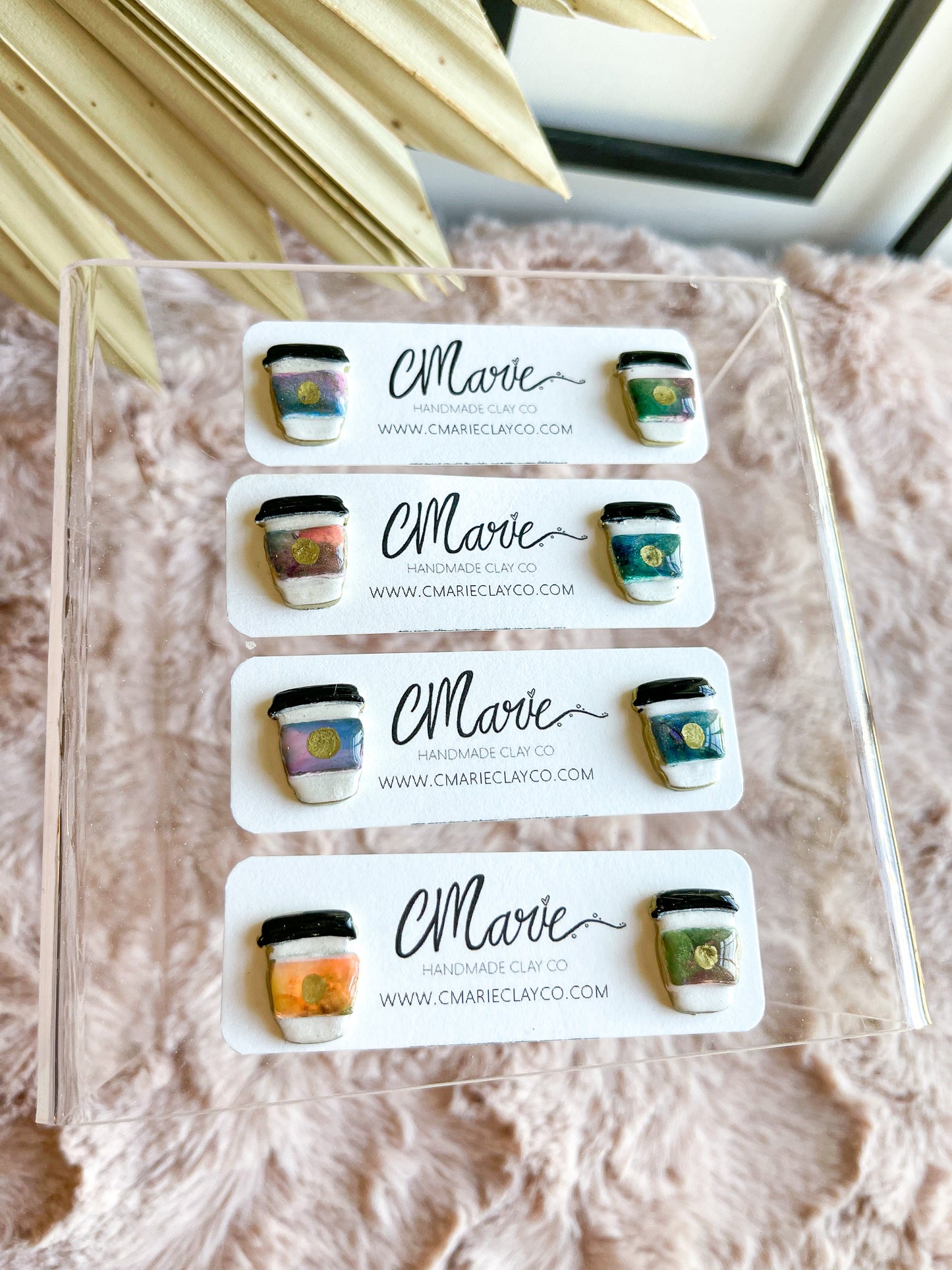 Coffee Cup Stud