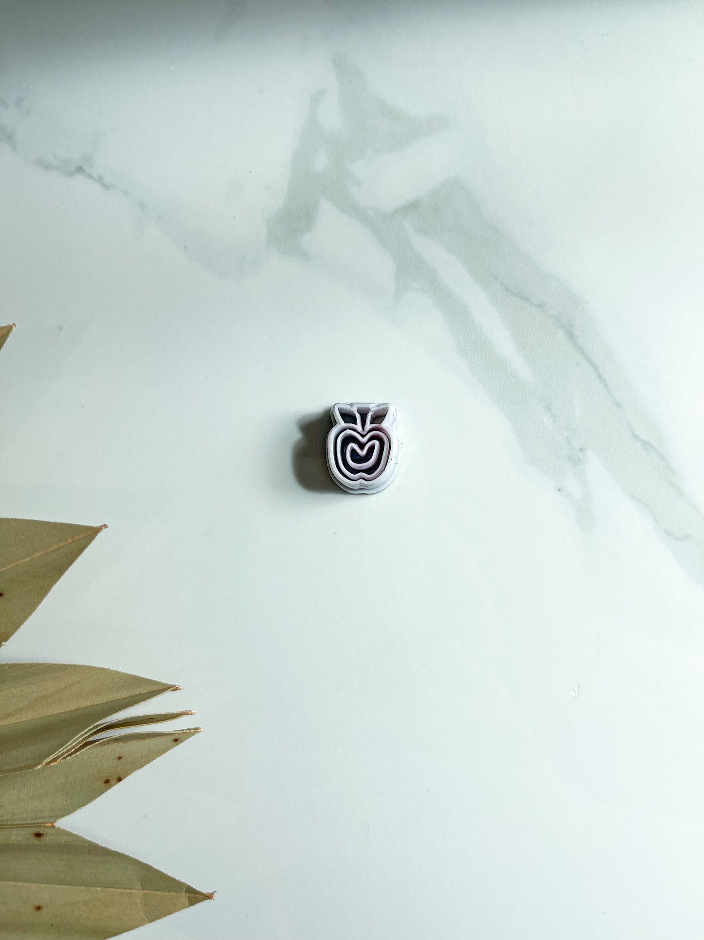 Detailed Apple Stud