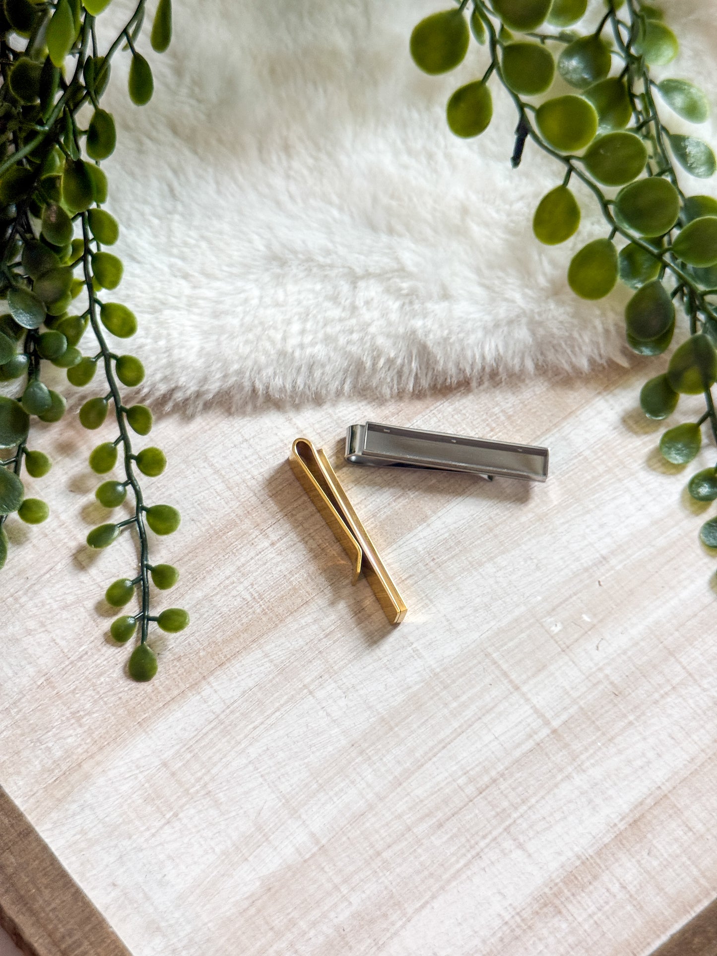 Rectangle Tie Clip Stainless Steel