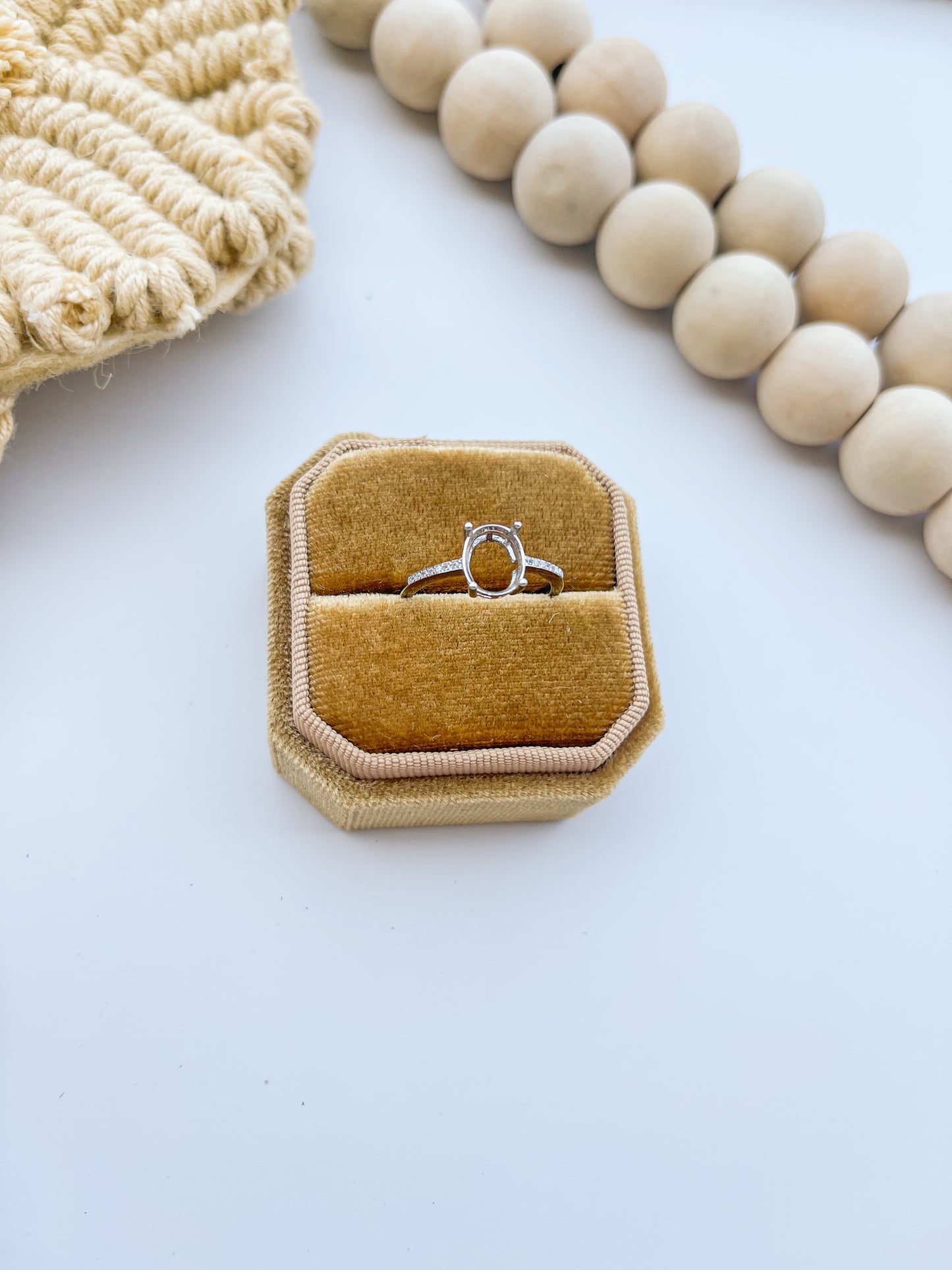 925 Sterling Oval Band Diamond Accent