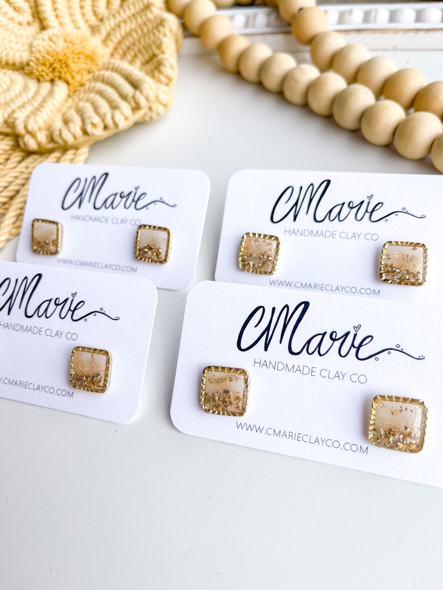 Gold Rush Stud Earrings