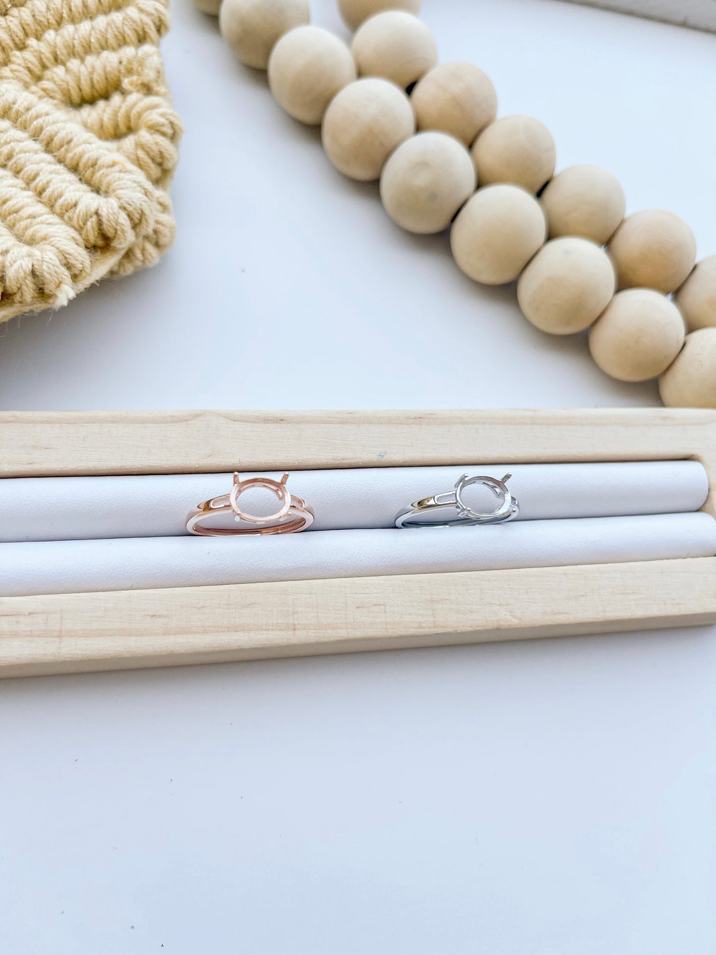 925 Sterling Oval Horizontal Band