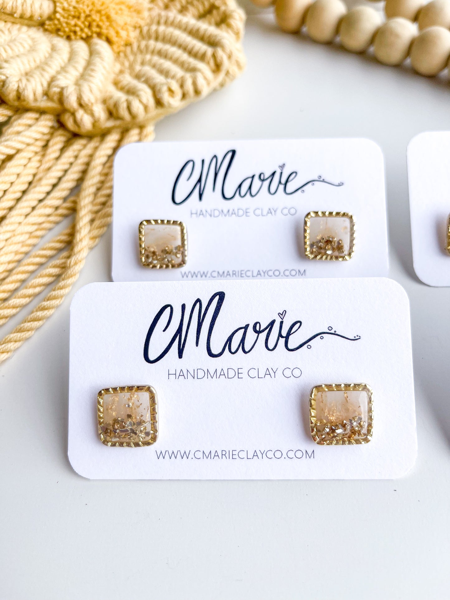 Gold Rush Stud Earrings