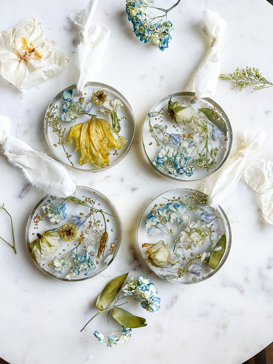 Round Resin Ornament