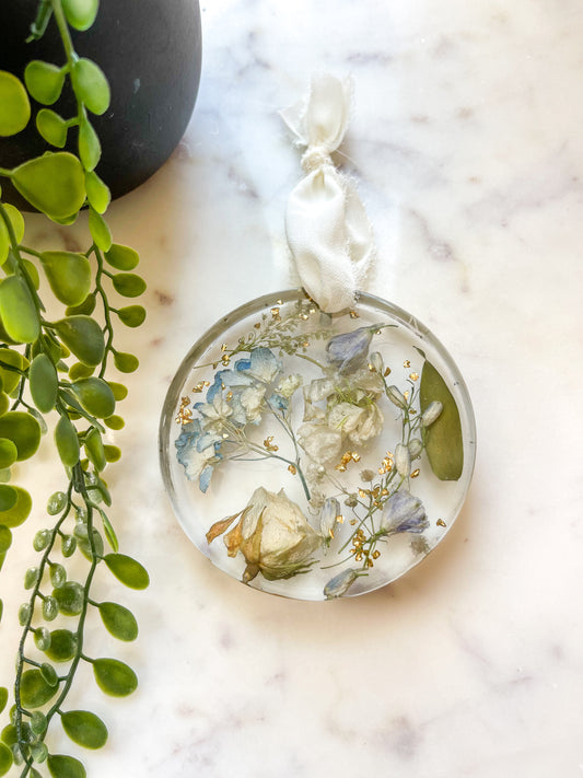 Round Resin Ornament
