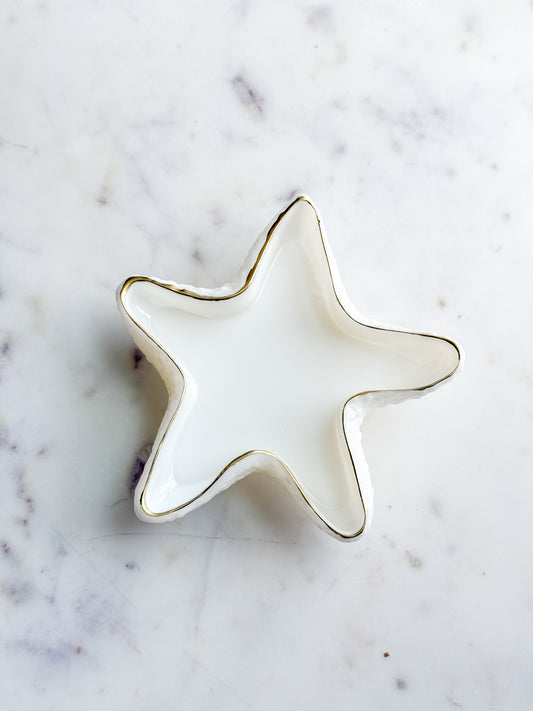 Starfish Trinket with Pearl Feet