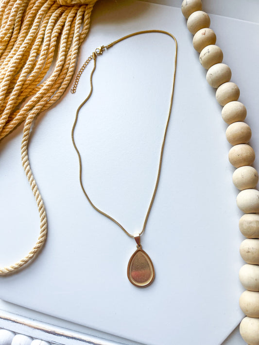 Necklace Teardrop Blanks