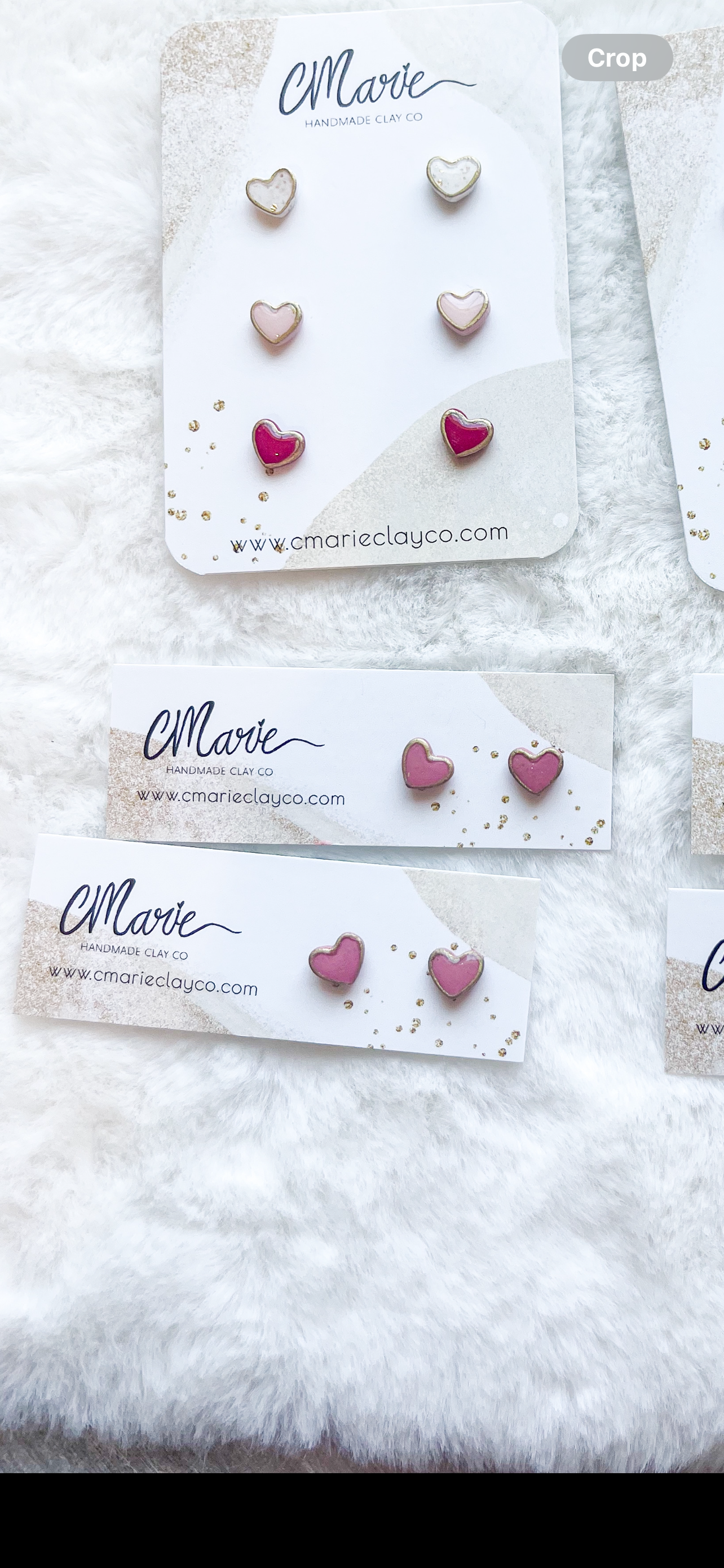 Micro Heart Earring Studs