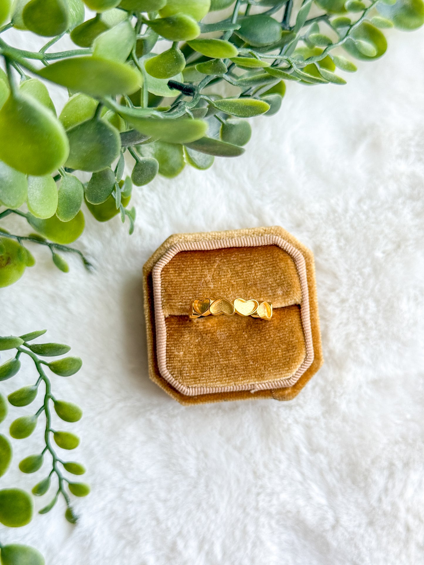 925 Sterling Hearts Band