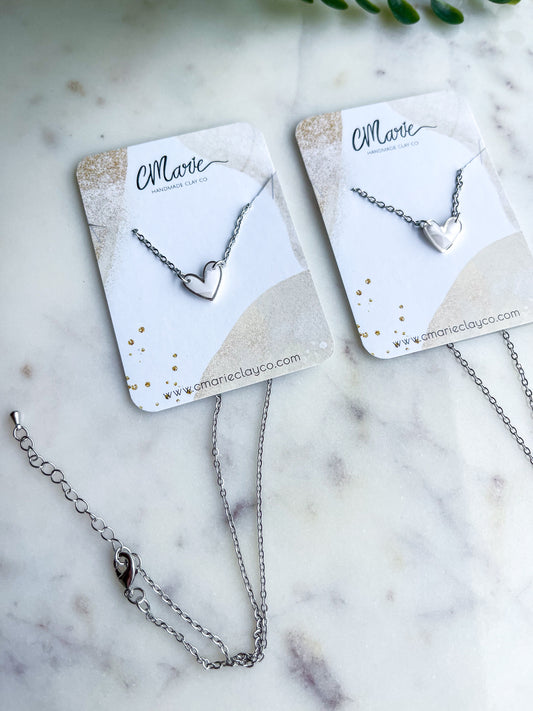 Small Heart Memorial Necklace