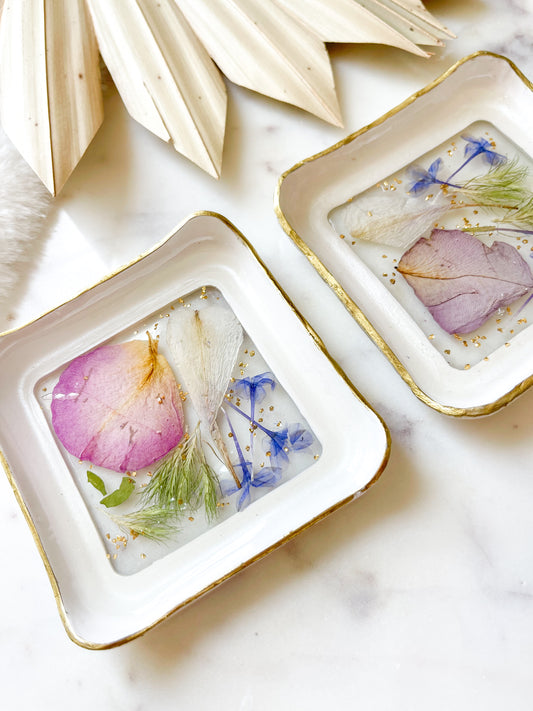 Clay and Resin Trinket Dish