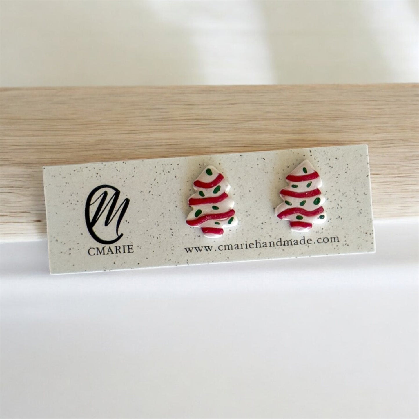 Christmas Tree Cake Studs