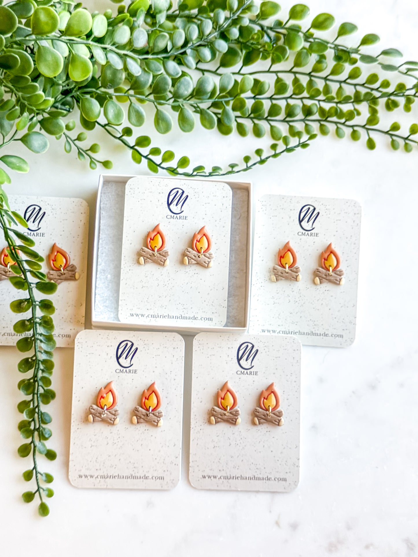 Camp Fire Earring