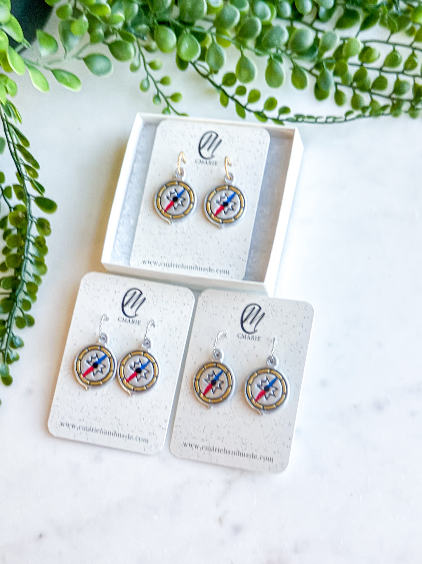 Compass Earring