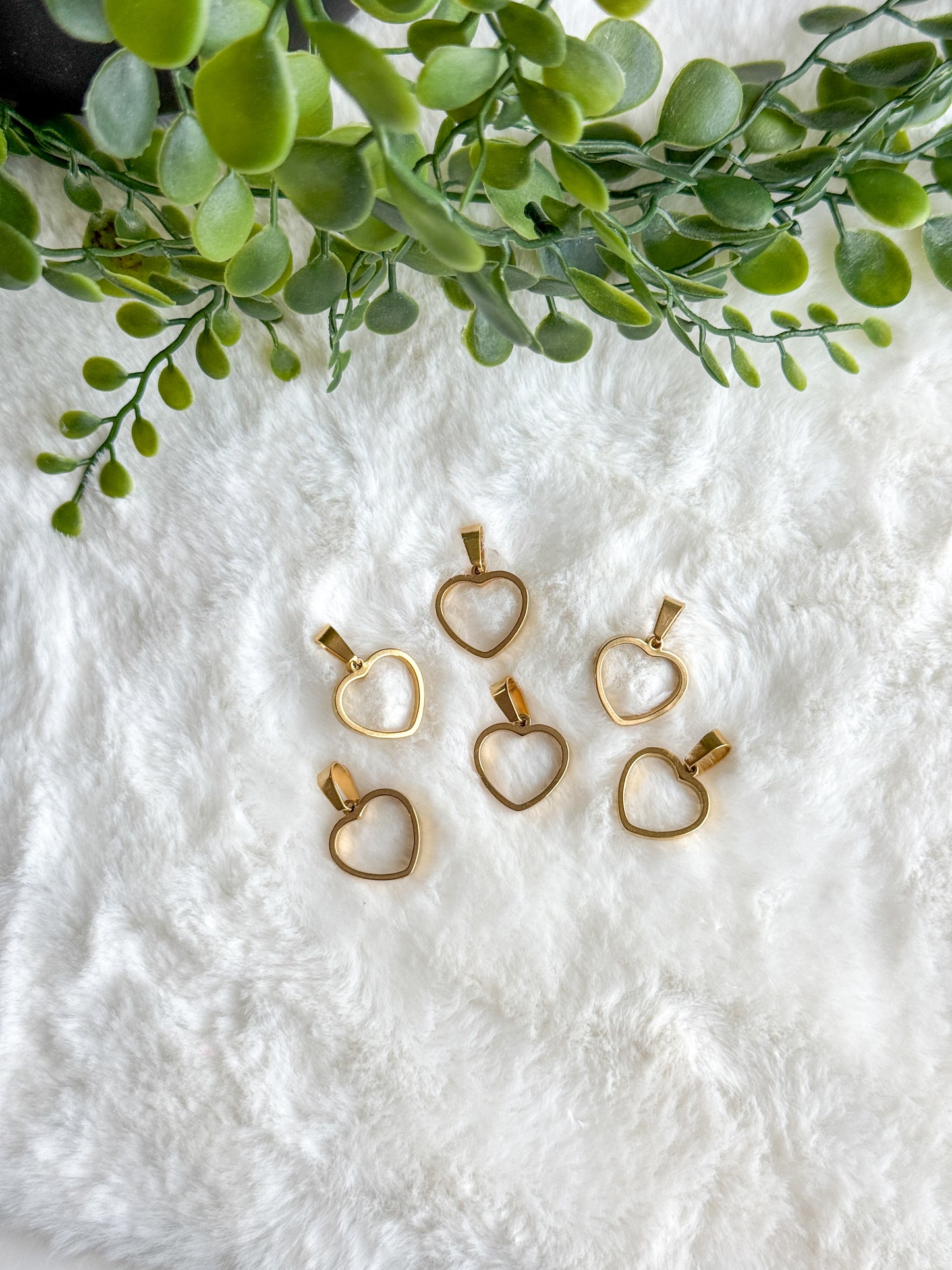 Stainless Steel 14mm Heart Charm