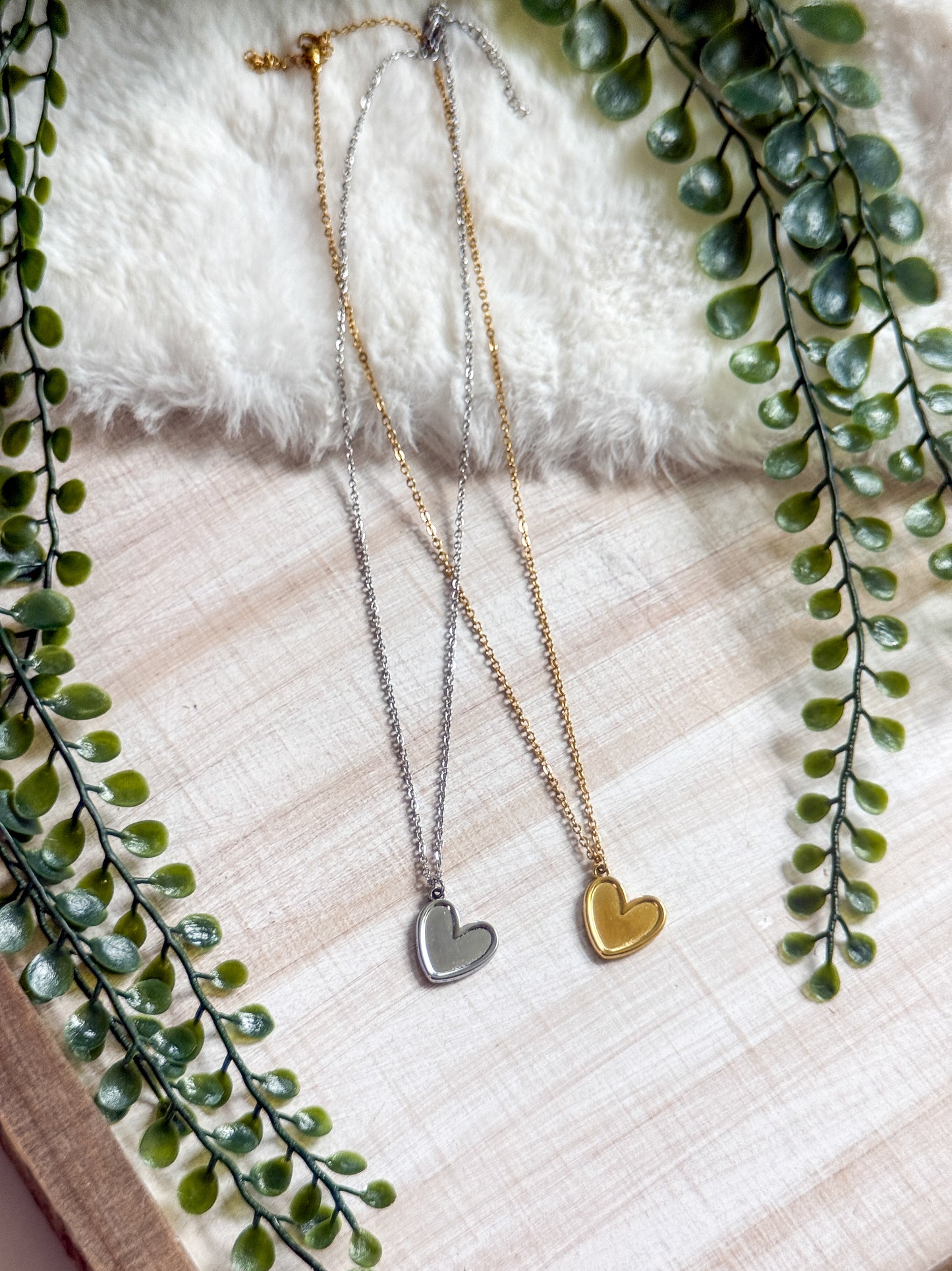 13MM Heart Stainless Steel Necklace