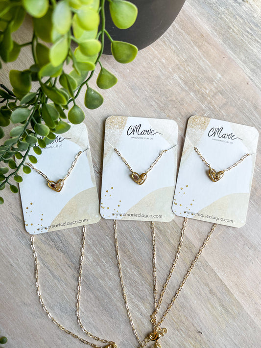 Small Heart Memorial Necklace