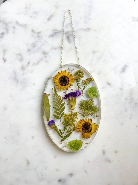 Oval 7.5x5inch Resin Wall Hanger