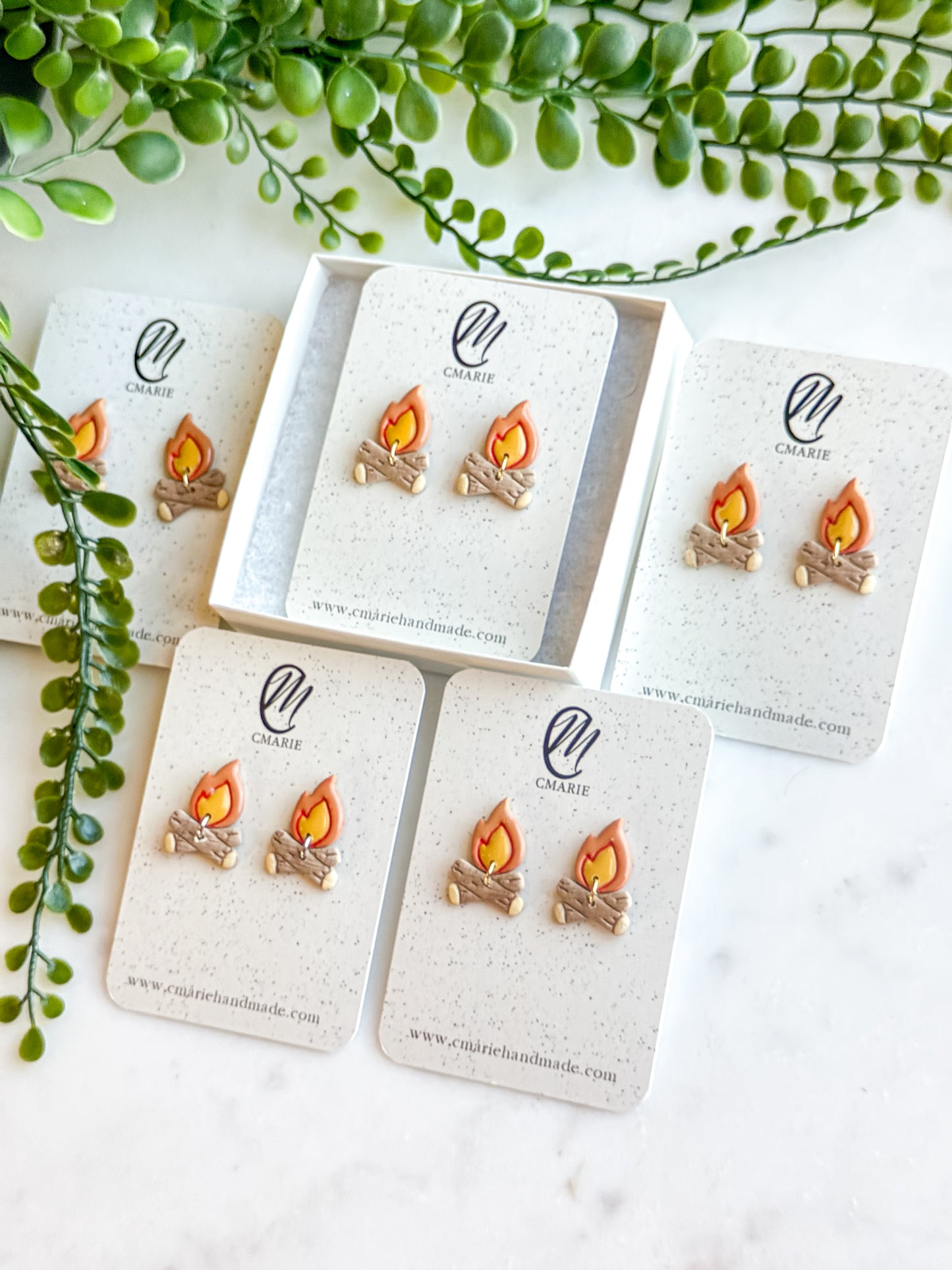 Camp Fire Earring
