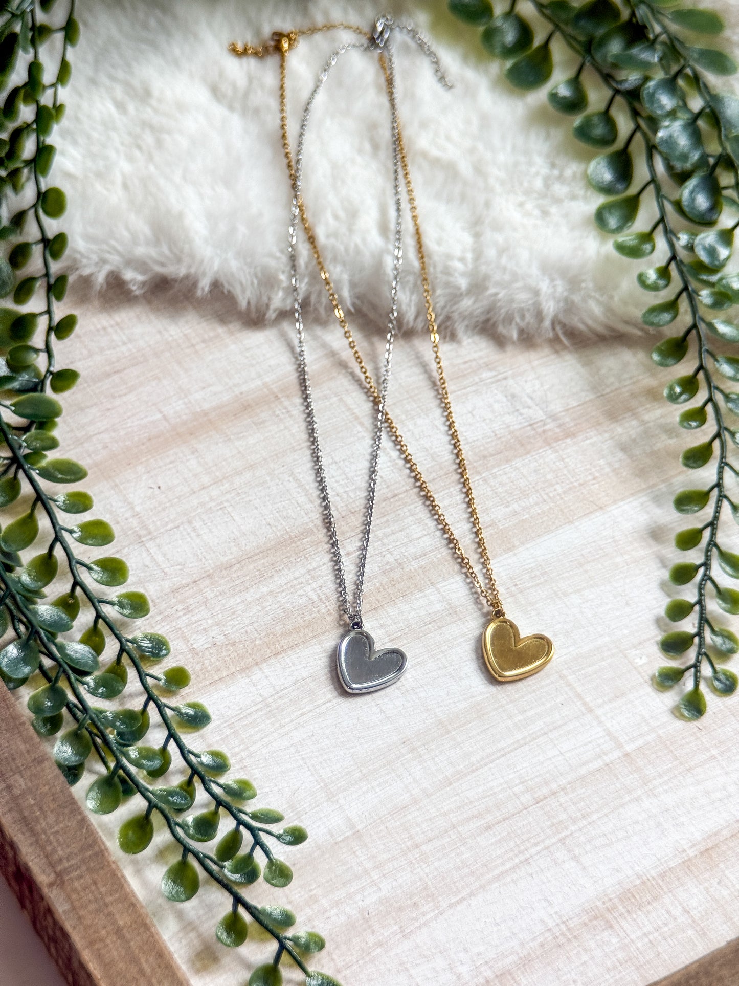 13MM Heart Stainless Steel Necklace