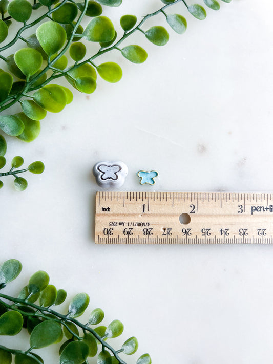 Micro Mushroom, Bow, and Butterfly