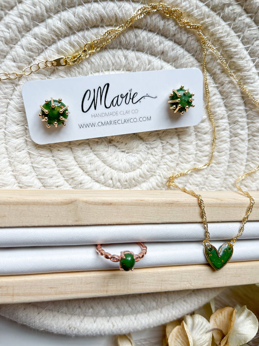 Gold Prong Earring Blank