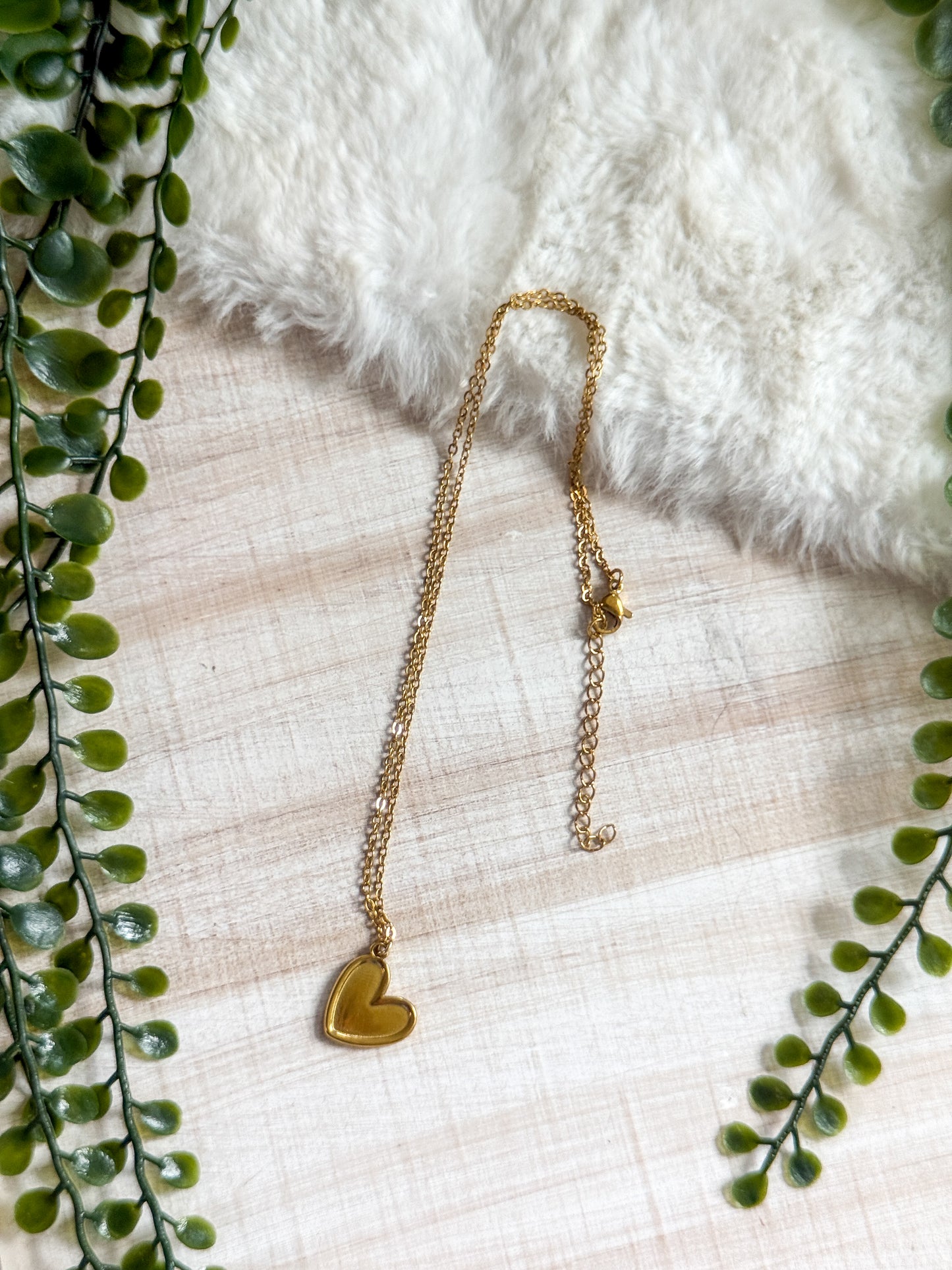 13MM Heart Stainless Steel Necklace