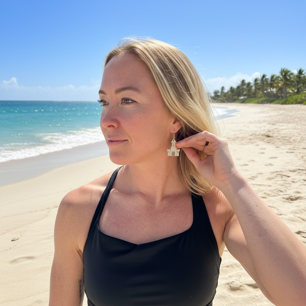 Sandcastle Earring